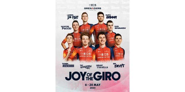 Il Team Ineos parteciperà al Giro d'Italia